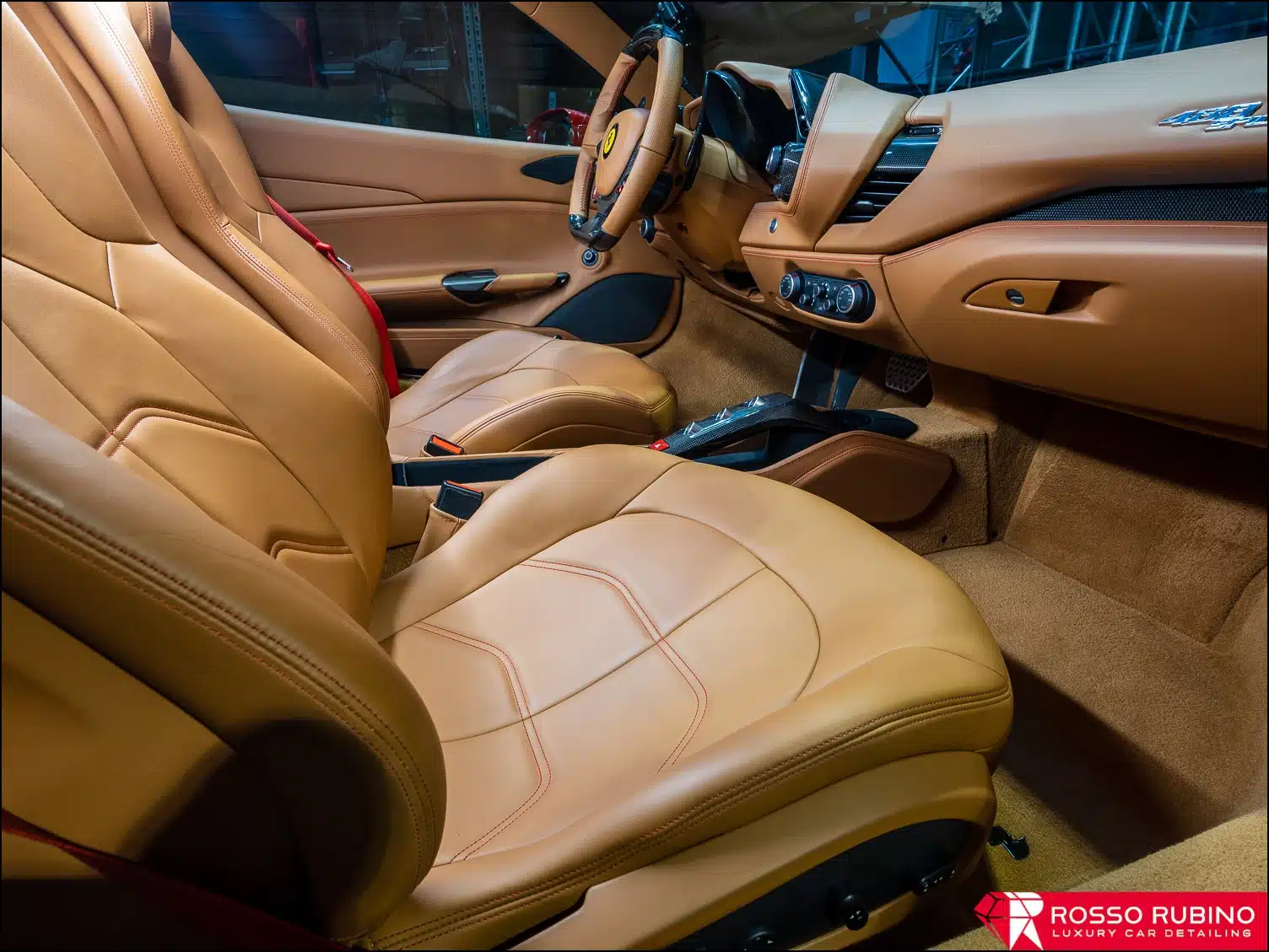 Ferrari 488 GTB 45 rosso rubino car detailing 488 pellicole ppf paint protection film 004