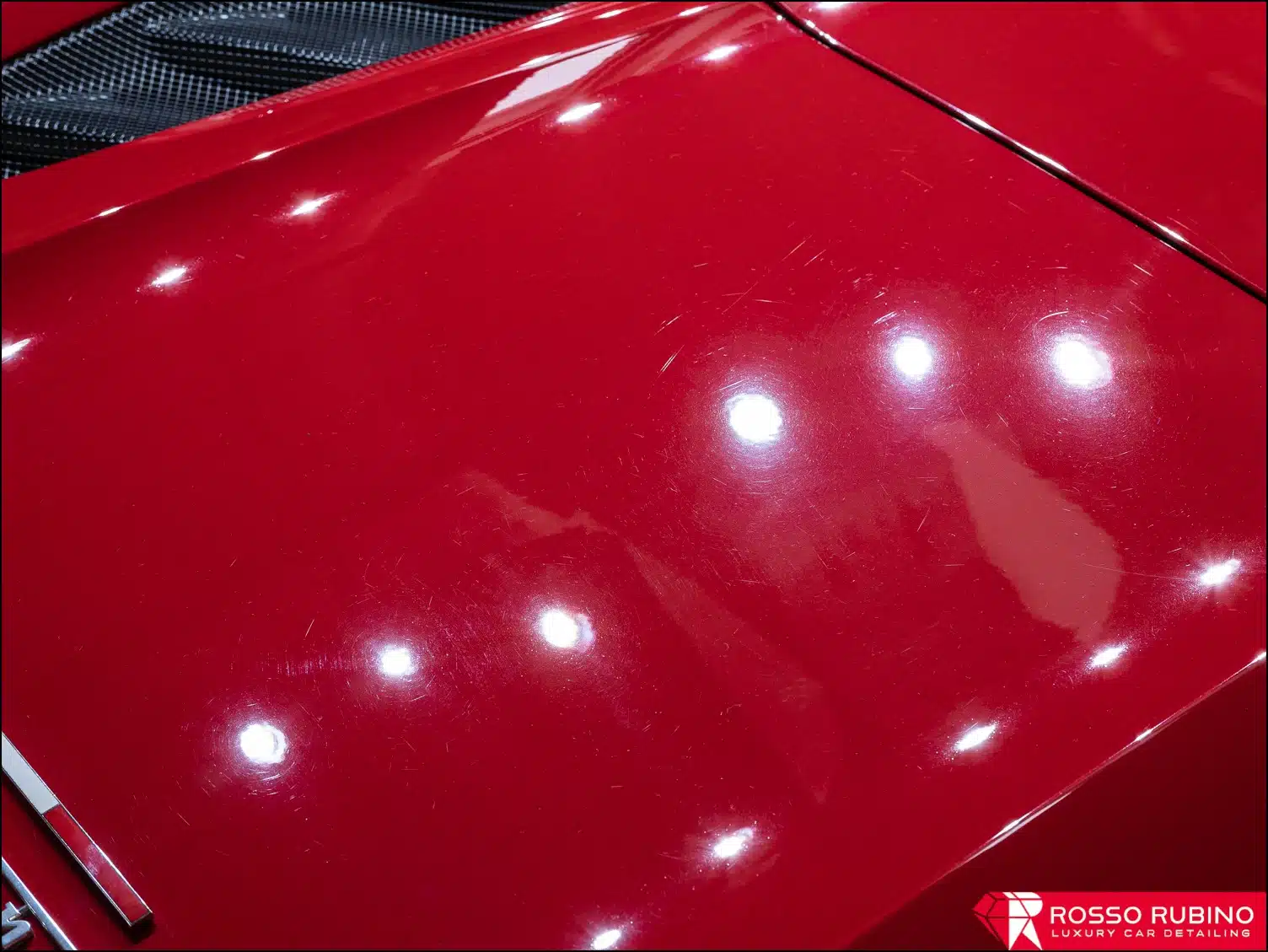 Ferrari 488 GTB 5 rosso rubino car detailing 488 pellicole ppf paint protection film 015