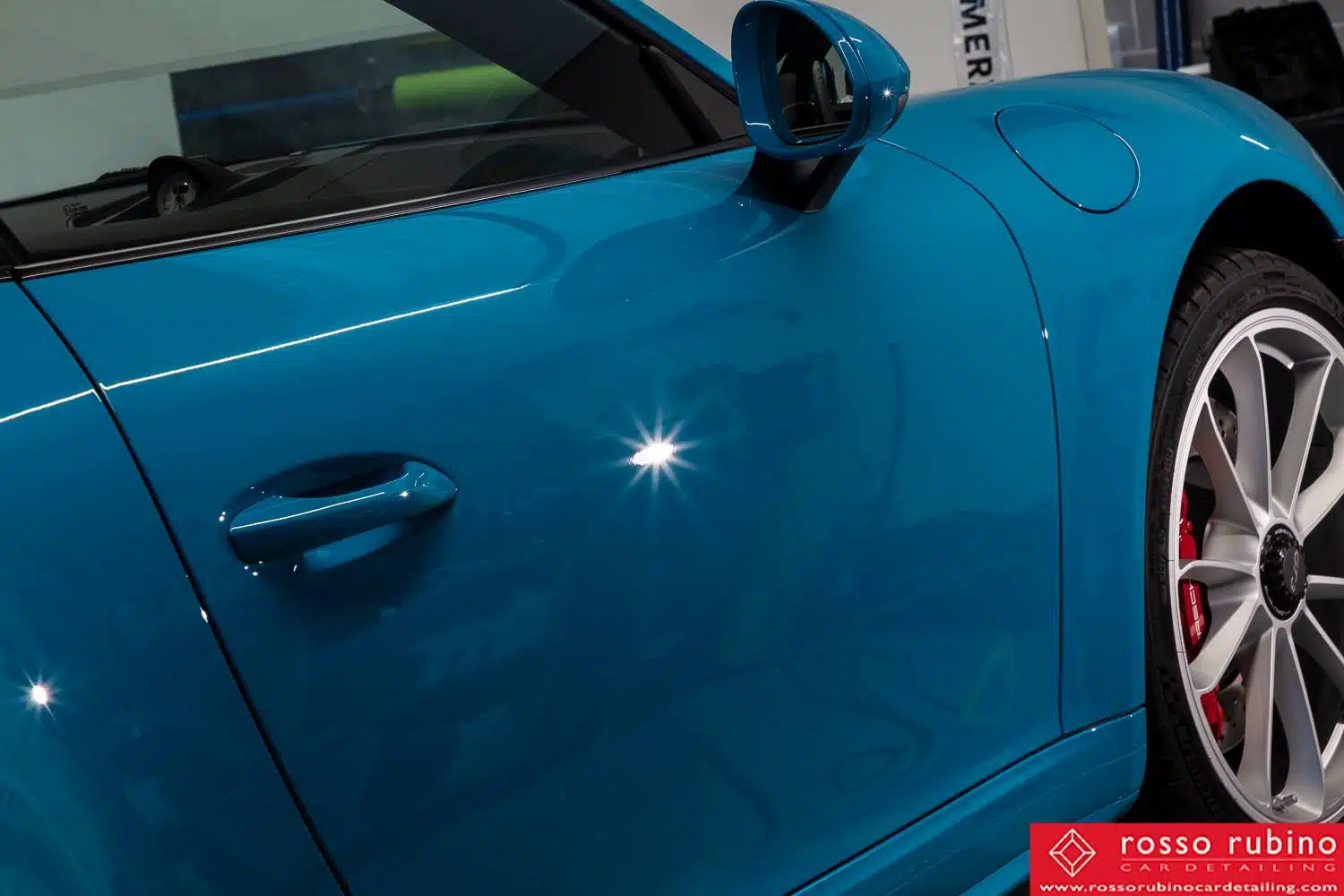 Porsche GT3 991 57 rosso rubino car detailing gt3 pellicole ppf paint protection film 006