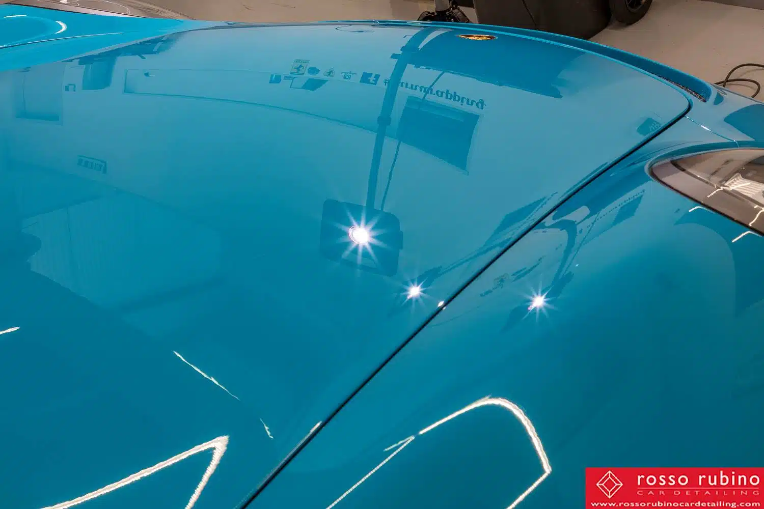 Porsche GT3 991 10 rosso rubino car detailing gt3 pellicole ppf paint protection film 008