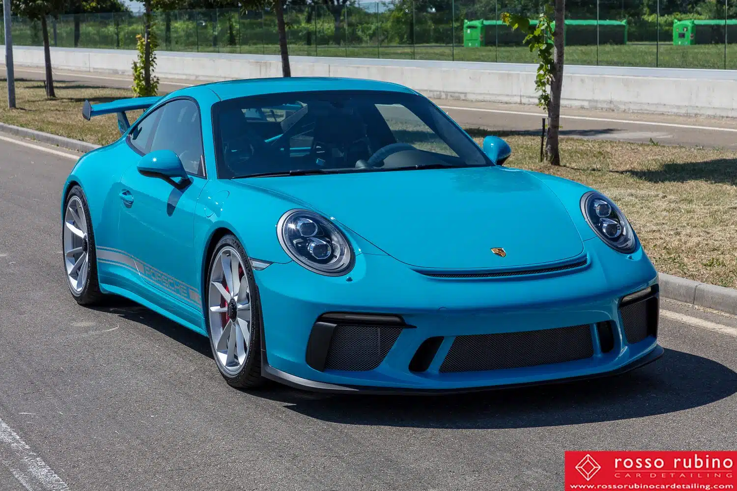 Porsche GT3 991 51 rosso rubino car detailing gt3 pellicole ppf paint protection film 025