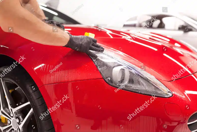 Paint Protection Film 5 rosso rubino car detailing paint protection film ppf dettagli 5