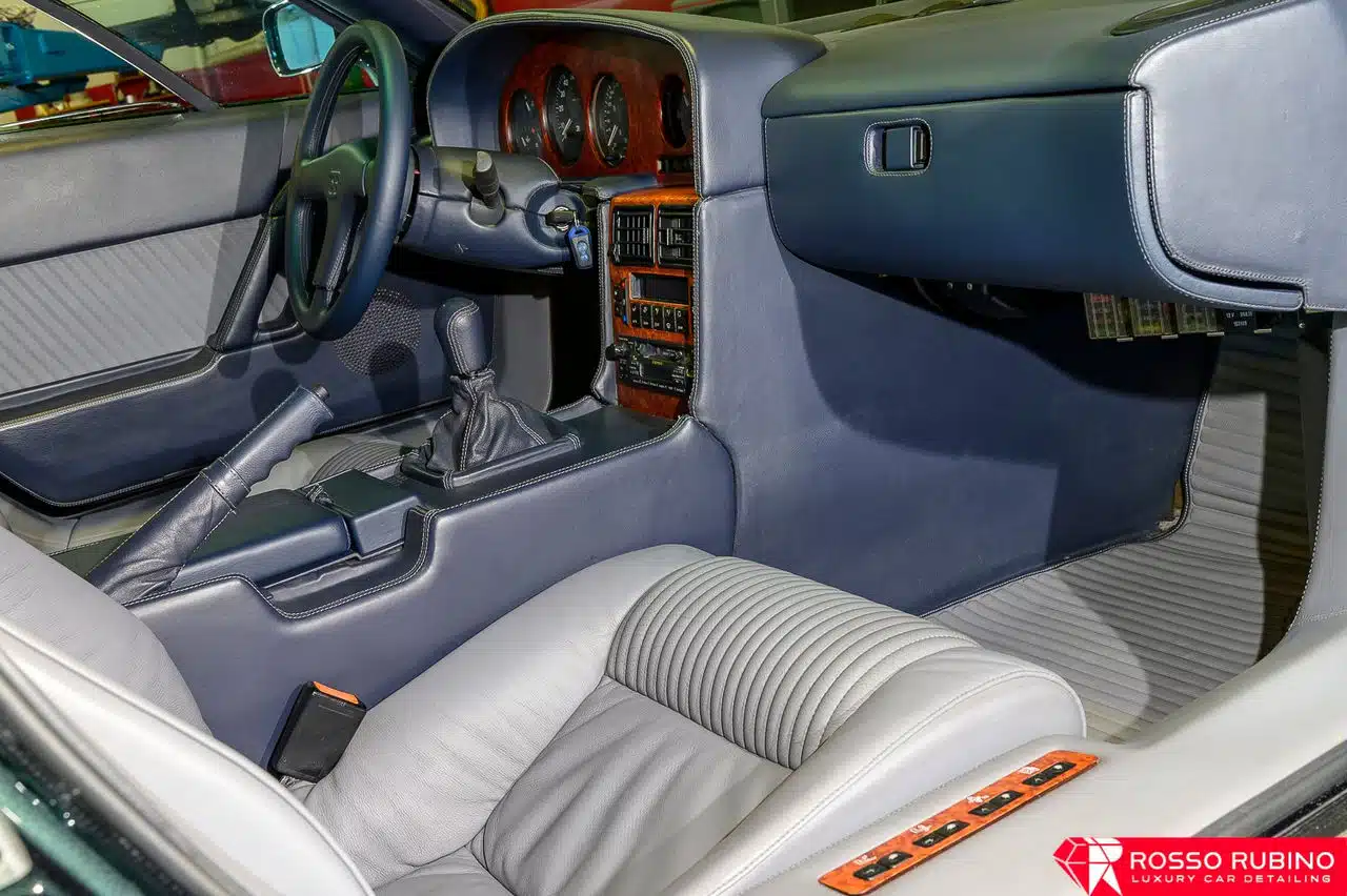 rosso rubino car detailing bugatti eb 110 interni 027